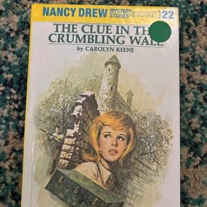 Nancy Drew 22: the Clue in the Crumbling Wall by Carolyn Keene (1945, Hardcover)
